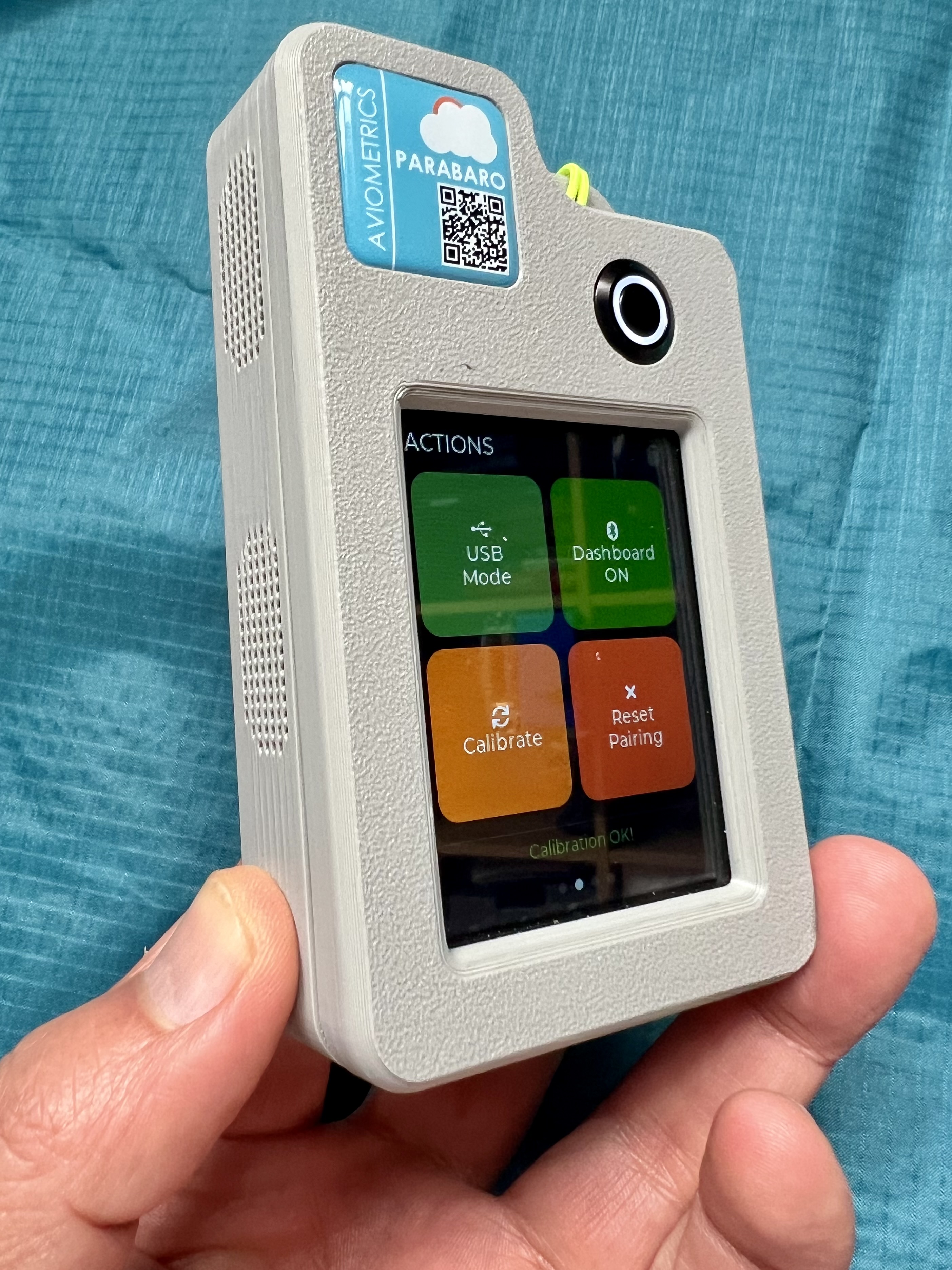 ParaBaro receiver — GPS vario and wing pressure monitor